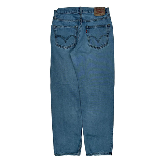Levis Relaxed Fit Jeans - 31W 32L Blue Cotton