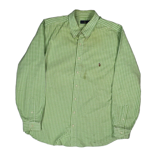 Ralph Lauren Checked Shirt - 2XL Green Cotton