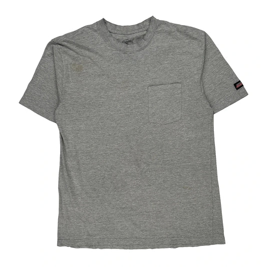 Dickies T-Shirt - Large Grey Cotton Blend