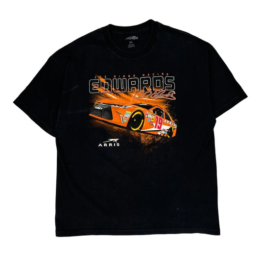 Carl Edwards Joe Gibbs Racing Nascar T-Shirt - 2XL Black Cotton