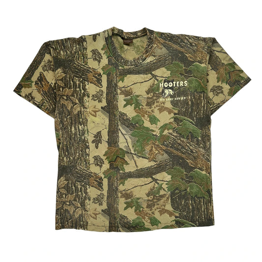 Made In USA Classics Camo T-Shirt - XL Khaki Cotton