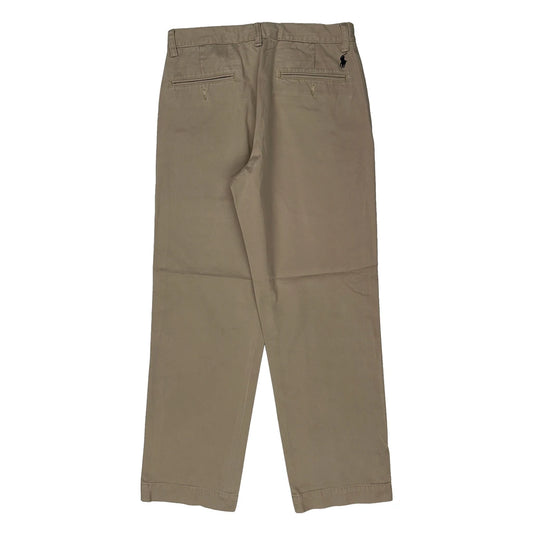 Vintage Polo By Ralph Lauren Preston Pant Chinos - 30W 30L Beige Cotton