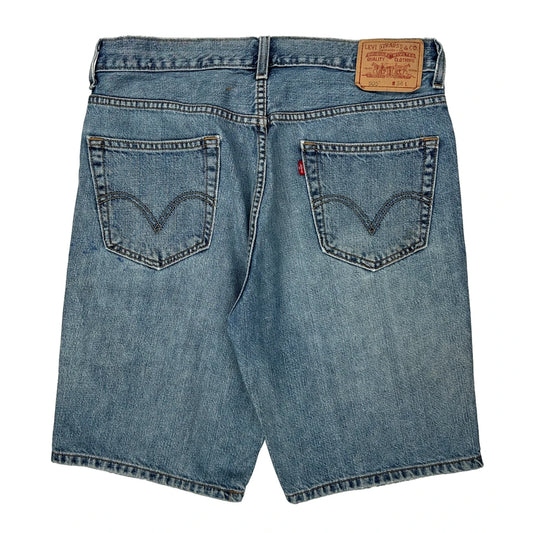 Levis Denim Shorts - 34W 10L Blue Cotton