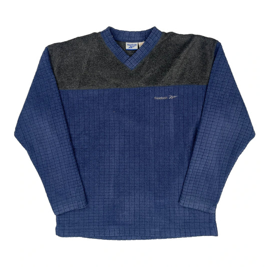 Reebok Fleece - Small Blue Polyester
