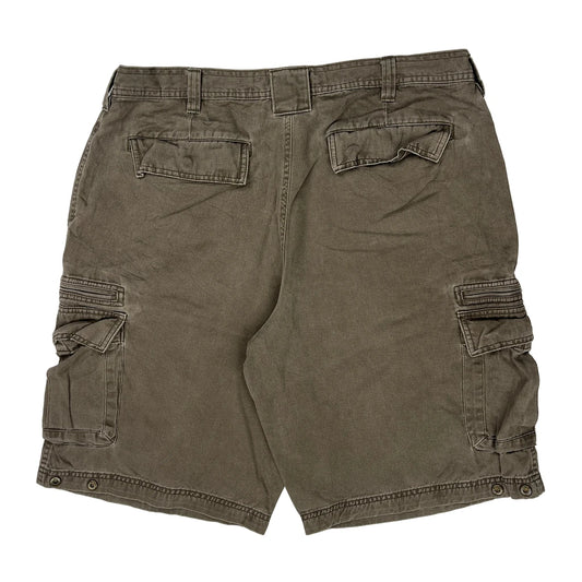 Vintage Lee Cargo Shorts - 36W 11L Brown Cotton