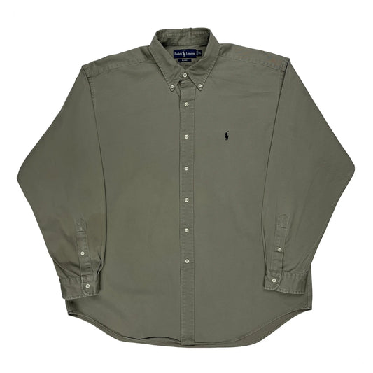 Blake Ralph Lauren Shirt - XL Green Cotton