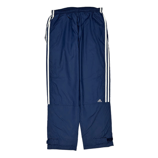 Adidas Striped Tracksuit - Medium Blue Polyester