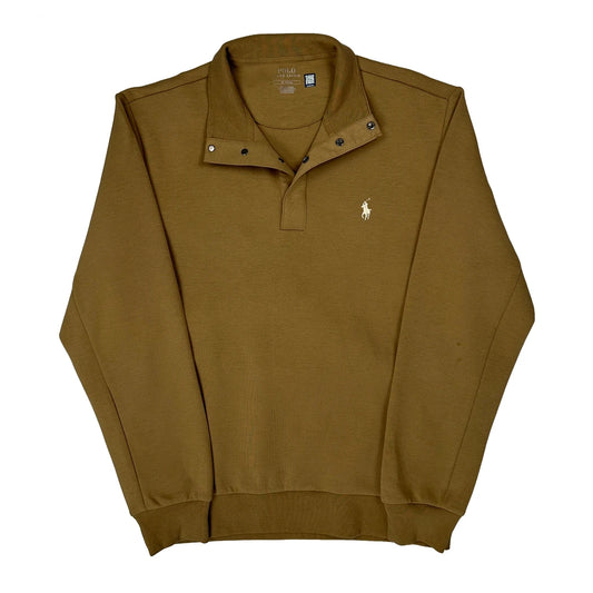 Vintage Polo By Ralph Lauren Sweatshirt - Medium Brown Cotton