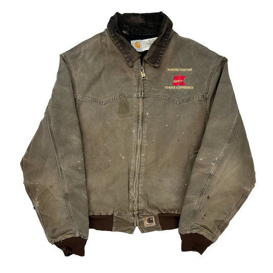 Cht Carhartt Santa Fe Jacket - XL Brown Cotton