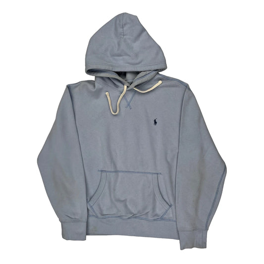 Polo By Ralph Lauren Hoodie - Large Blue Cotton