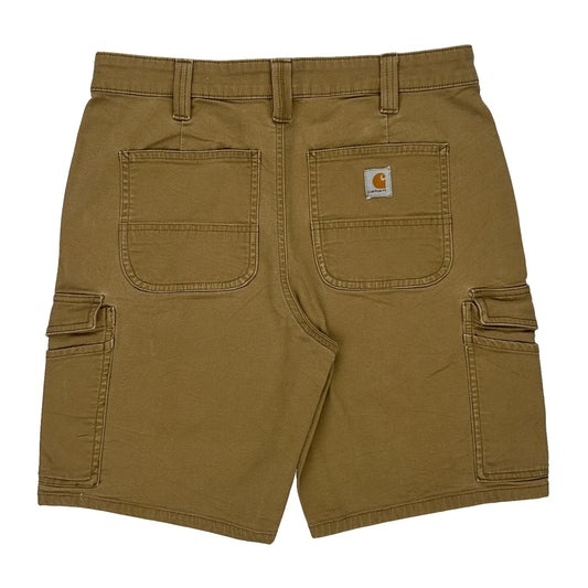 Carhartt Cargo Shorts - 30W UK 10 Brown Cotton