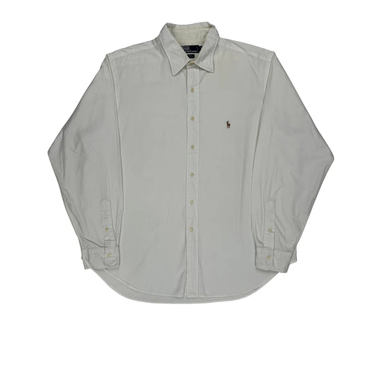 Polo By Ralph Lauren Shirt - XL White Cotton