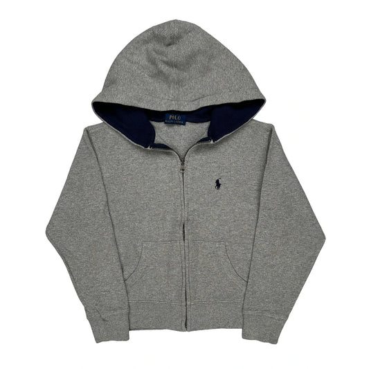 Age 8-10 Polo By Ralph Lauren Hoodie - Large Grey Cotton