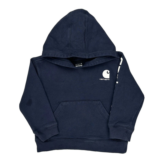 Age 4 Carhartt Hoodie - 2XS Navy Cotton