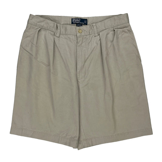Polo By Ralph Lauren Chino Shorts - 32W 10L Beige Cotton