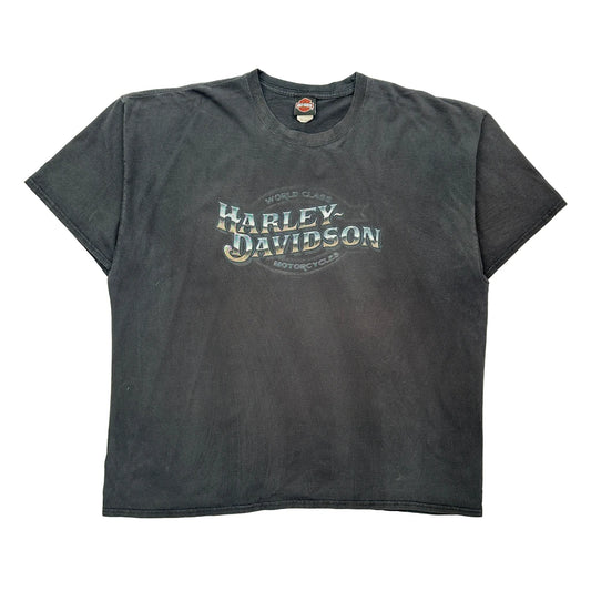 Las Vegas Harley Davidson Graphic T-Shirt - 3XL Black Cotton