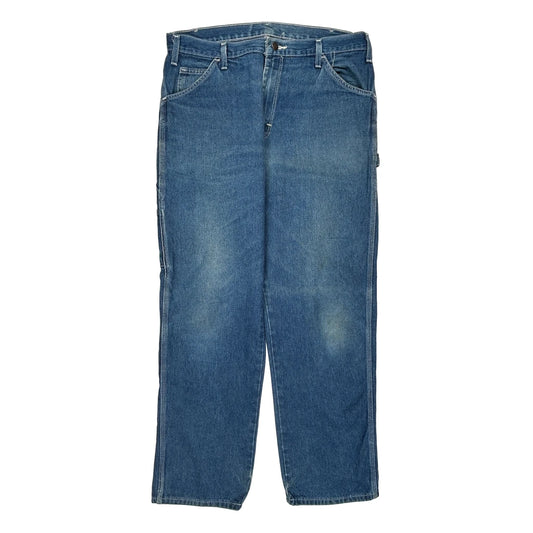 Dickies Carpenter Jeans - 38W 29L Blue Denim