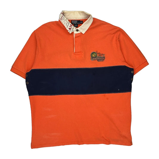 Polo By Ralph Lauren Rugby Shirt - 2XL Navy Cotton