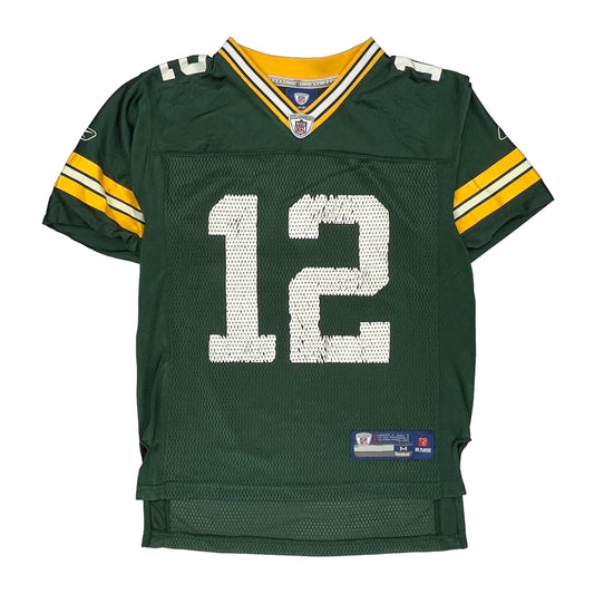 Age 8-12 Green Bay Packers Reebok Football Jersey - Medium Green Polyester