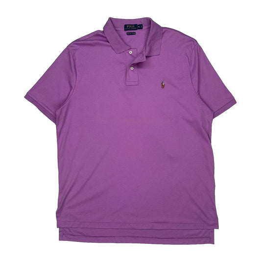 Polo By Ralph Lauren Polo Shirt - XL Purple Cotton