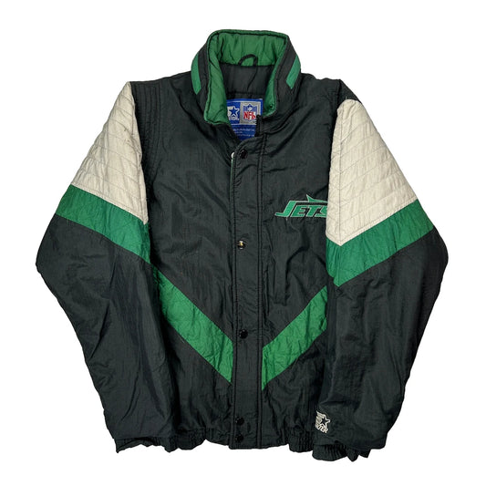 New York Jets Starter Nfl Jacket - Medium Black Nylon