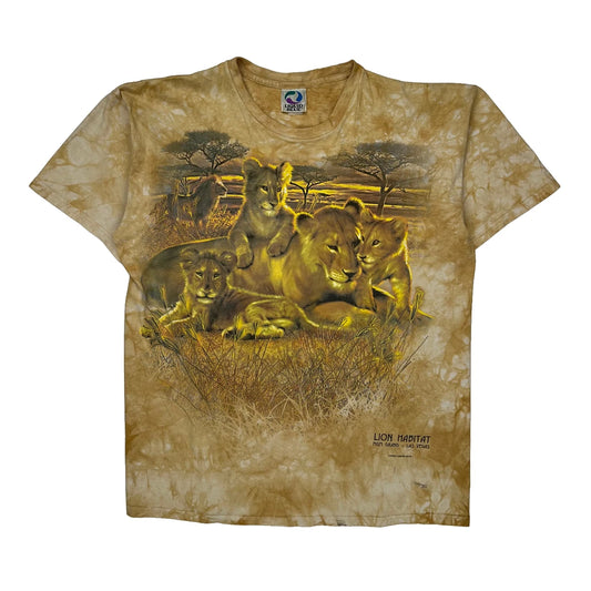 Liquid Blue T-Shirt - Large Brown Cotton