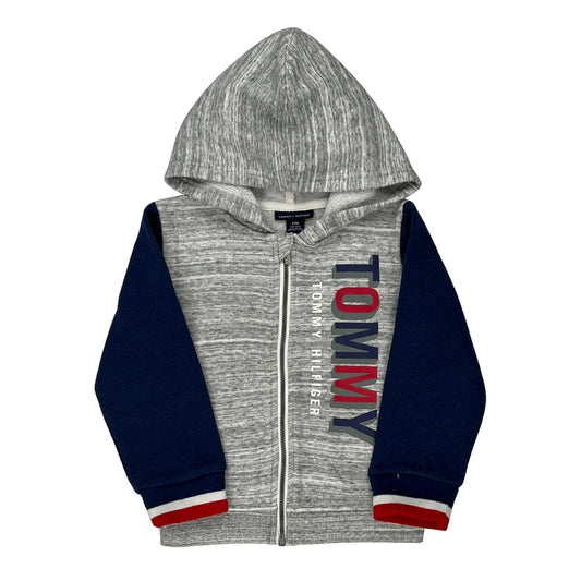 Age 24 Months Tommy Hilfiger Hoodie - XS Blue Cotton