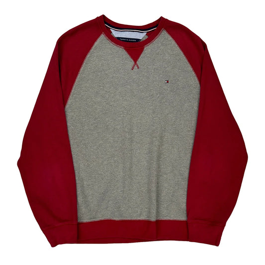 Tommy Hilfiger Sweatshirt - XL Grey Cotton Blend