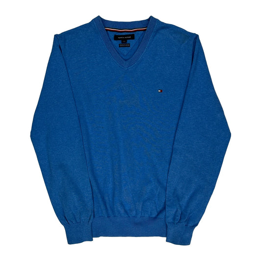Tommy Hilfiger Jumper - Large Blue Cotton