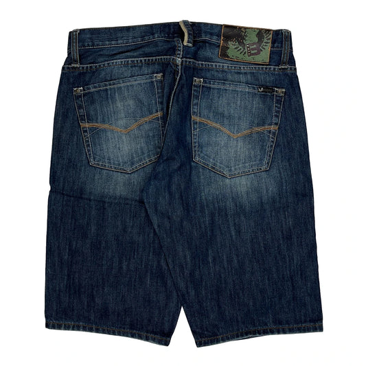 Ecko Unltd Denim Shorts - 34W 11L Blue Denim
