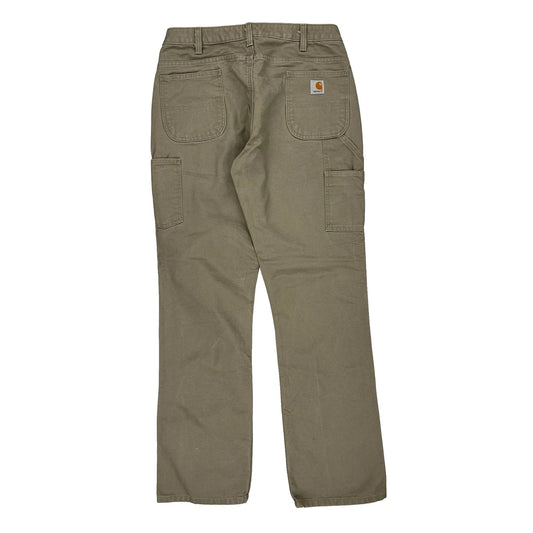 Carhartt Trousers - 32W 34L Beige Cotton