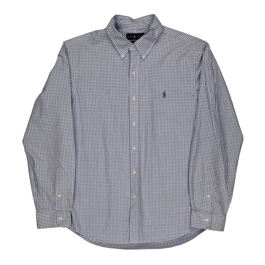 Ralph Lauren Slim Fit Shirt - XL Blue Cotton