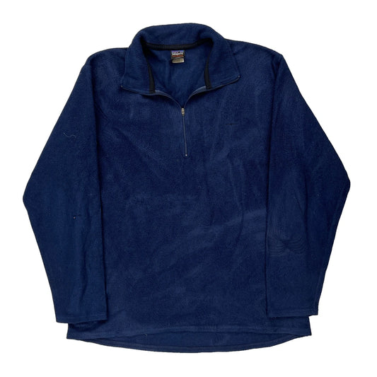 Capilene Patagonia Fleece - Large Blue Polyester