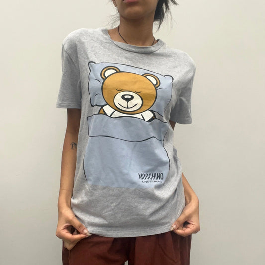 Vintage grey Underwear Moschino T-Shirt - womens small