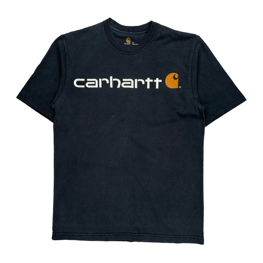 Carhartt Spellout T-Shirt - Small Black Cotton