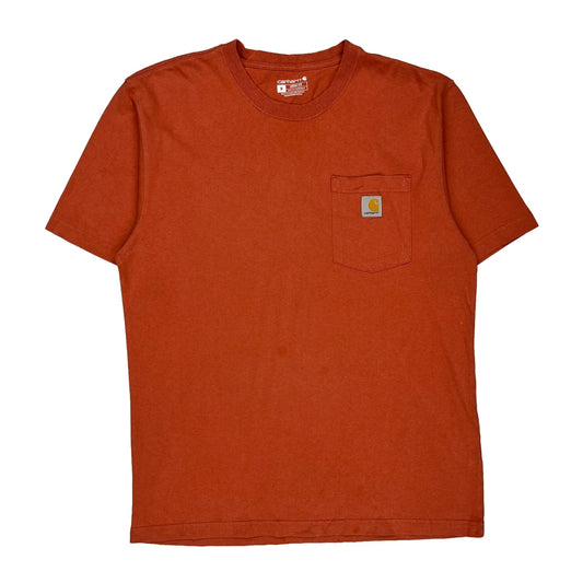 Carhartt T-Shirt - Medium Orange Cotton