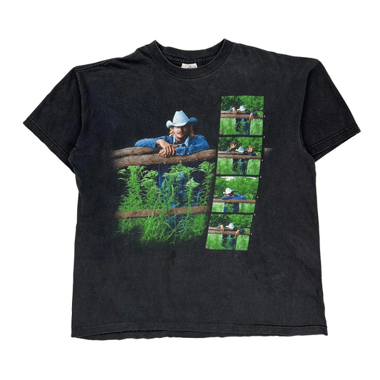 Alan Jackson 1997 Cronies Band T-Shirt - Large Black Cotton