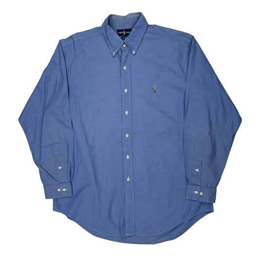 Yarmouth Ralph Lauren Shirt - Large Blue Cotton