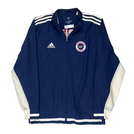Capital Fencing Academy Adidas College Track Jacket - Large Navy Polyester