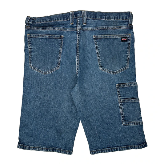 Dickies Denim Shorts - 36W 11L Blue Denim