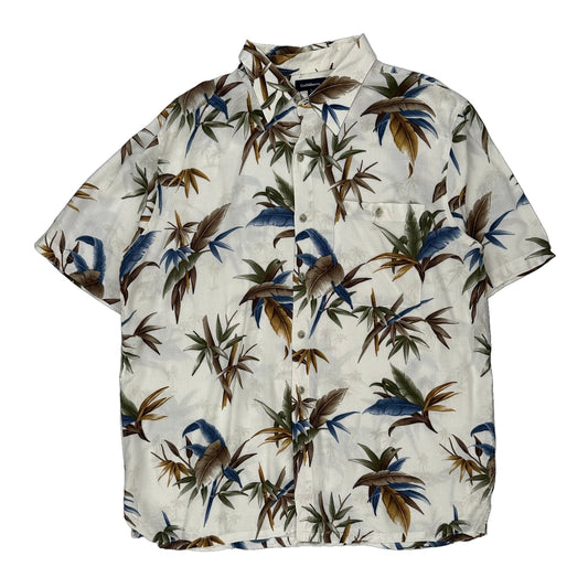 Croft & Barrow Floral Hawaiian Shirt - Large Multicoloured Cotton