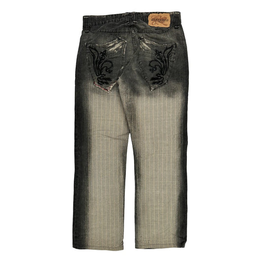 Parasuco Cult Jeans - 30W 26L Black Denim