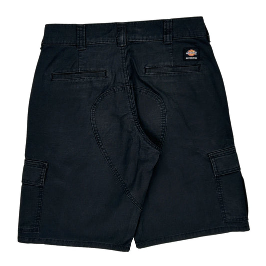 Dickies Cargo Shorts - 31W 11L Black Cotton Blend
