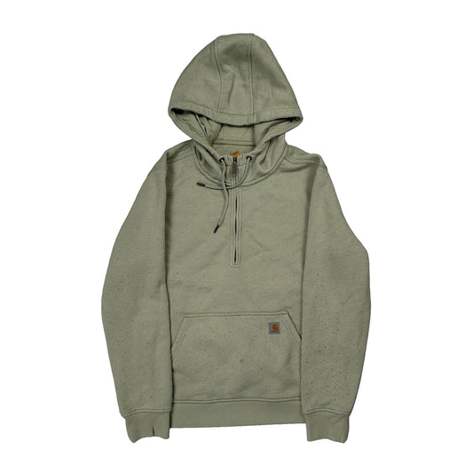 Age 16-18 Carhartt Hoodie - XL Green Cotton Blend