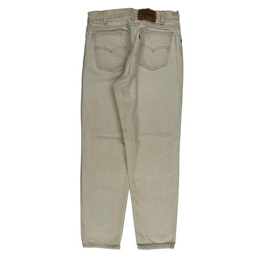 Made In USA Levis 550 Jeans - 30W 30L Beige Cotton