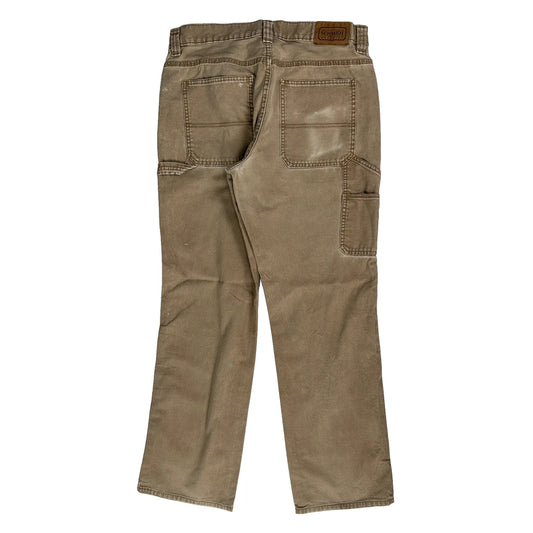 Schmidt Carpenter Trousers - 34W 32L Brown Cotton