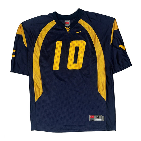 West Virginia Mountaineers Nike Jersey - Medium Navy Mesh