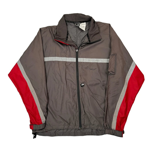 Vintage The North Face Windbreaker - XL Grey Polyester