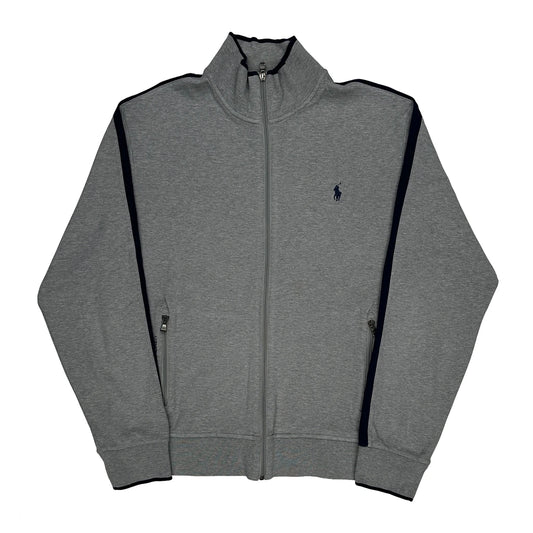 Polo By Ralph Lauren Zip Up - Large Grey Cotton