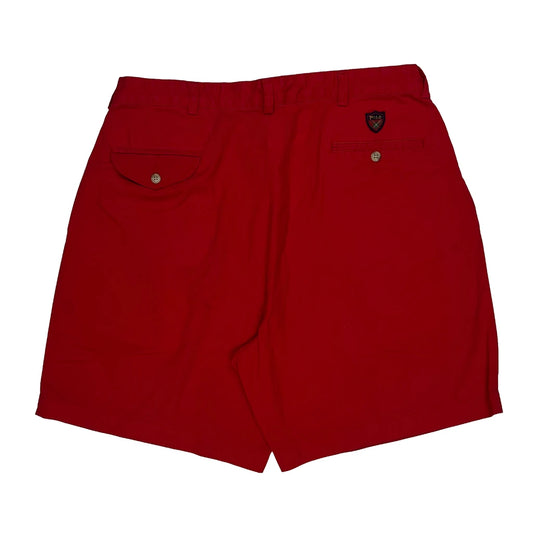 Polo Golf Ralph Lauren Pleated Shorts - 34W 6L Red Cotton